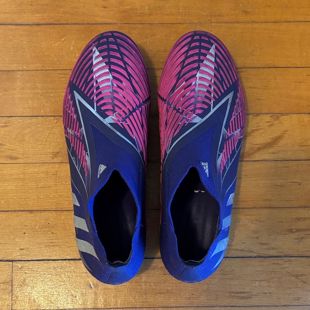 Adidas Predator Edge+ Purple+pink Champions League Color Men’s US 9.5